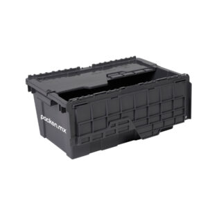 Caja estandar abierta gris packen