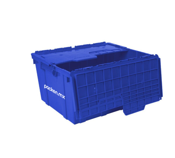 Caja jumbo cerrada azul Packen