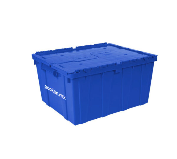 Caja jumbo cerrada azul Packen